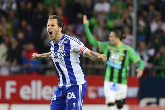 Tobias Hysén, Göteborg (jubel)