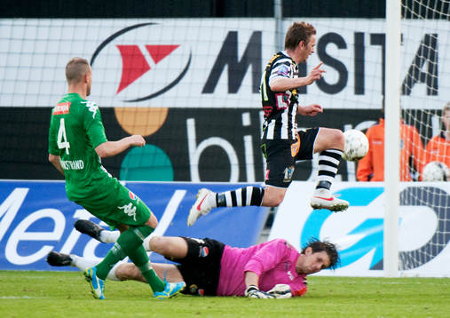 Fredrik Olsson, Landskrona, gör 4-1