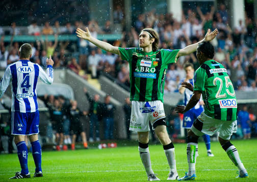 1-0 Markus Gudstafsson, Gais (Jubel)