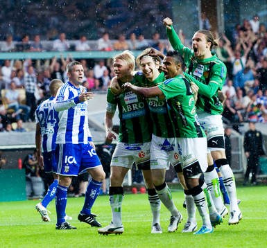 1-0 Markus Gudstafsson, Gais (Jubel)