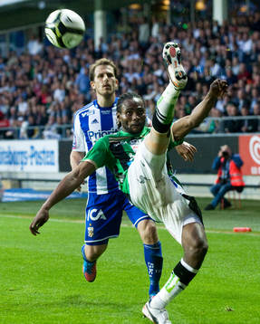 Reuben Ayarna, Gais, och Tobias Hysén, IFK Göteborg