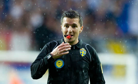 Bojan Pandzic fick hoppa in som huvuddomare (domare)