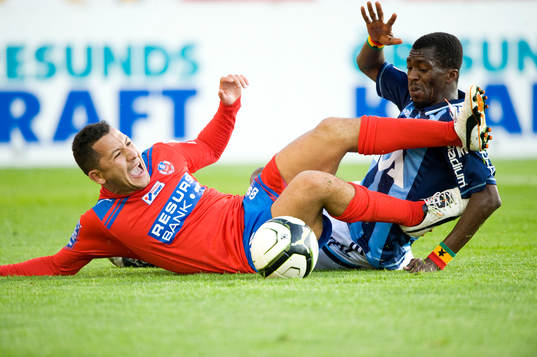 Rachid Bouaouzan, Helsingborg och Yussif Chibsah,