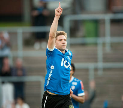 Mikael Boman, jubel, Halmstad