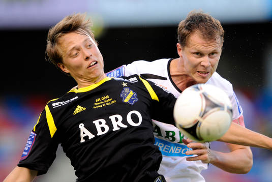 Viktor Lundberg, AIK och Fredrik Lundgren, GAIS