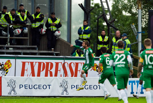 Christophe Lallet, Hammarby, jubel