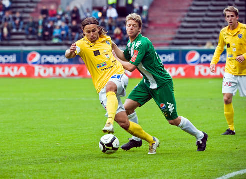 Johannes Vall, Falkenberg och Mikael Rynell, Hammarby