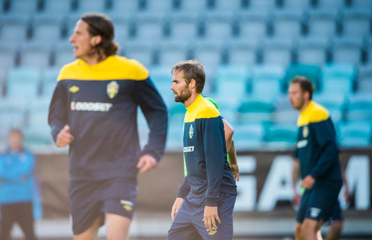 Backlinjen, Jonas Olsson, Olof Mellberg och Andreas