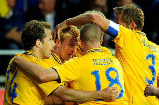 Christian Wilhelmsson, Sverige, jubel