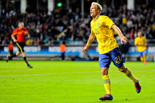 Christian Wilhelmsson, Sverige, jubel