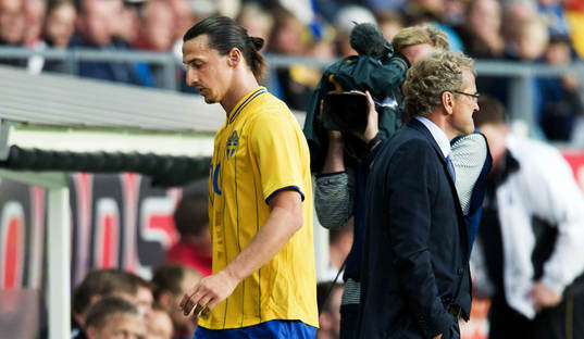 Zlatan Ibrahimovic, Sverige, utbytt, Erik Hamrén,
