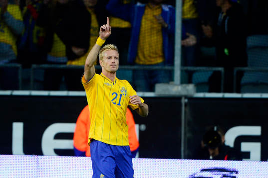 Christian Wilhelmsson, Sverige, jubel