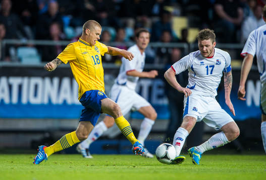 Samuel Holmén, Sverige,  och Aron Gunnarsson, Island