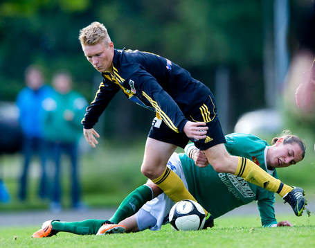 Joel Svensson, IFK Hässleholm och Kristian Eriksson,
