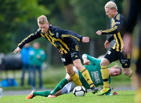 Joel Svensson, IFK Hässleholm och Kristian Eriksson,