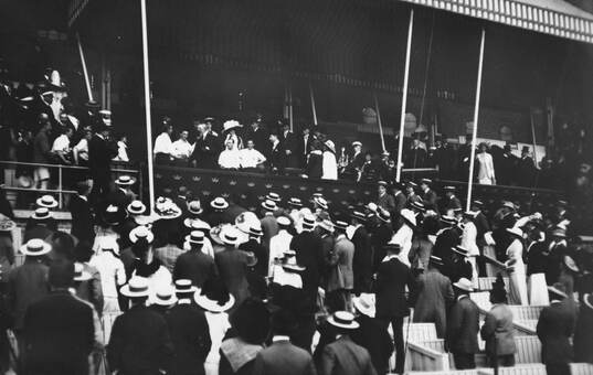 Olympiska spelen 1912. Kung Gustav V Bernadotte