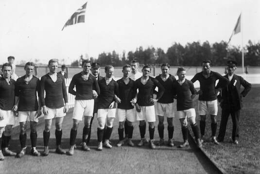 Fotboll Tyska laget OS 1912