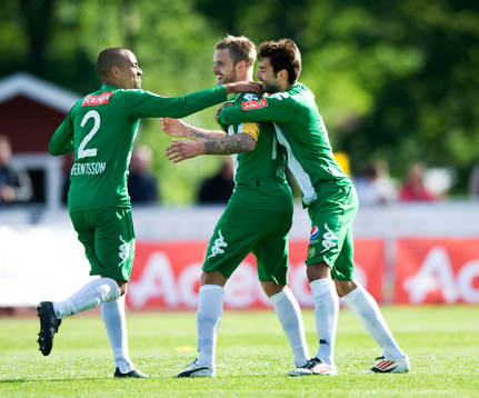 1-1 Andreas Dahl, Hammarby, jubel