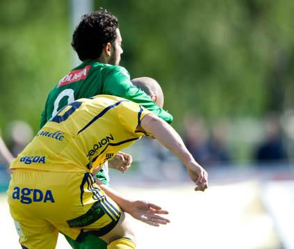 Varning, Sebastian Castro-Tello, Hammarby, tar nacksving