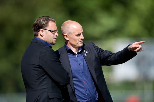 Joakim Persson och Magnus Arvidsson, tränare