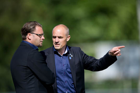 Joakim Persson och Magnus Arvidsson, tränare
