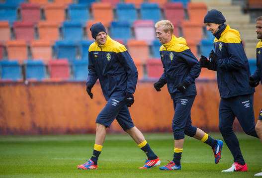 Ola Toivonen, Christian Wilhelmsson och Zlatan Ibrahimovic