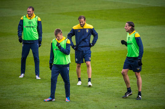 Andreas Granqvist, Pontus Wernbloom, Olof Mellberg och