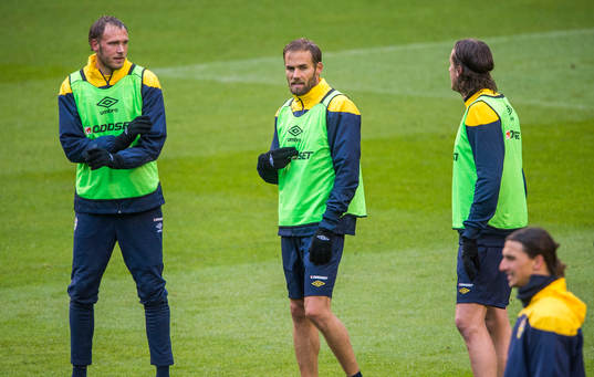 Andreas Granqvist, Olof Mellberg och Jonas Olsson