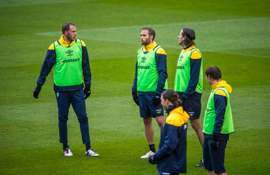 Andreas Granqvist, Olof Mellberg och Jonas Olsson
