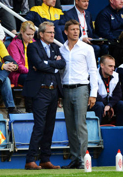 Erik Hamrén, förbundskapten, Marcus Allbäck, players