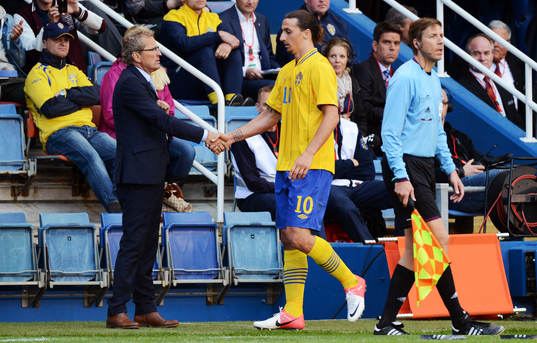 Erik Hamrén, förbundskapten, Zlatan Ibrahimovic, Sverige