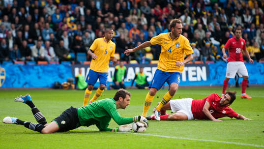 Andreas Isaksson, målvakt, Andreas Granqvist, Sverige