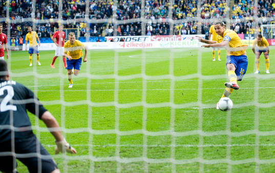 2-1, Straff, Zlatan Ibrahimovic, Sverige