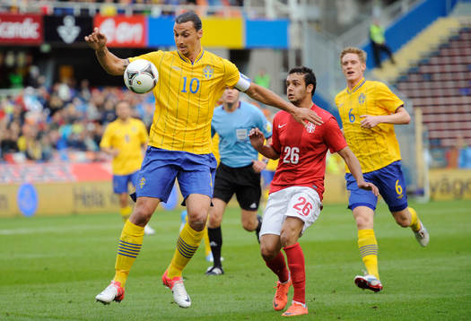 Zlatan Ibrahimovic, Sverige, Nemanja Tomic, Serbien