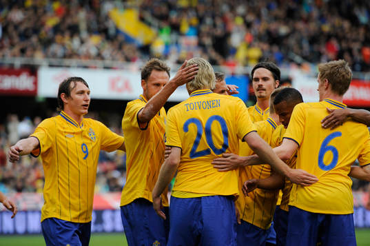 Kim Källström, Andreas Granqvist, Ola Toivonen, Mikael