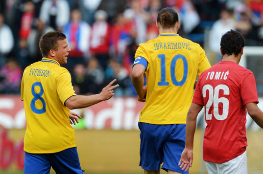 Anders Svensson, Zlatan Ibrahimovic, Sverige