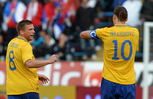 Anders Svensson, Zlatan Ibrahimovic, Sverige