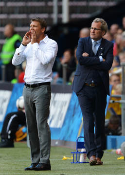 Erik Hamrén, förbundskapten, Marcus Allbäck, players