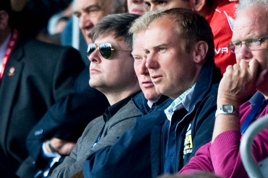 Jörgen Lennartsson, tränare, Elfsborg och Magnus Haglund,