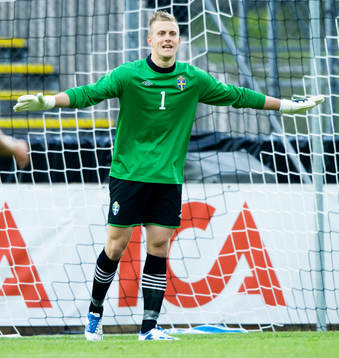 Karl-Johan Johnsson, målvakt, Sverige
