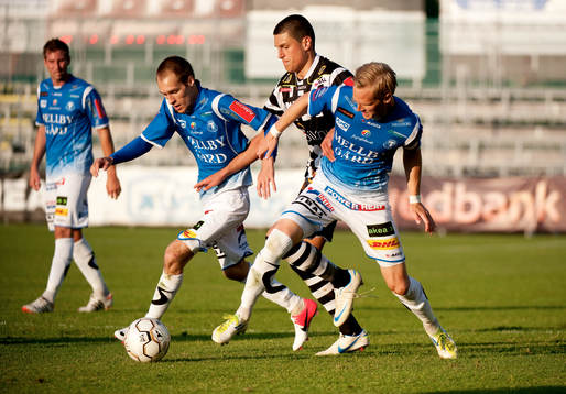 Luka Mijaljevic, Landskrona och Magnus Andersson, Trelleborg