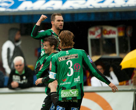 Patrik Larsson, Varberg, jubel