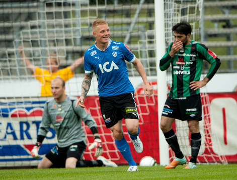 Gudjón Baldvinsson, Halmstad, jubel
