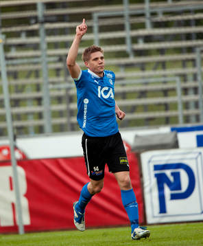 Mikael Boman, Halmstad, jubel
