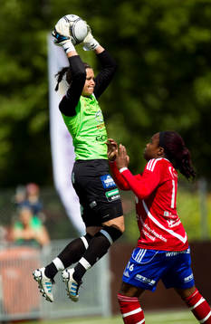 Minna Meriluto, målvakt, Jitex, Danesha Adams, Vittsjö