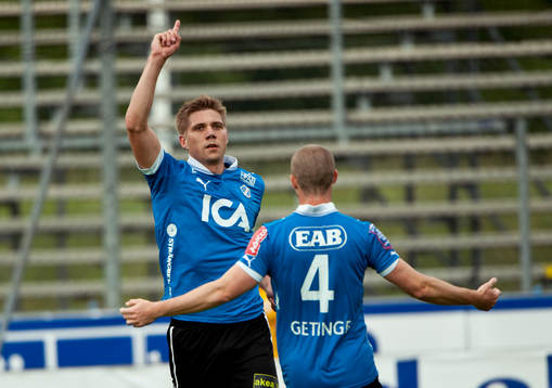 Mikael Bomasn, Ryan Miller, Halmstad jubel