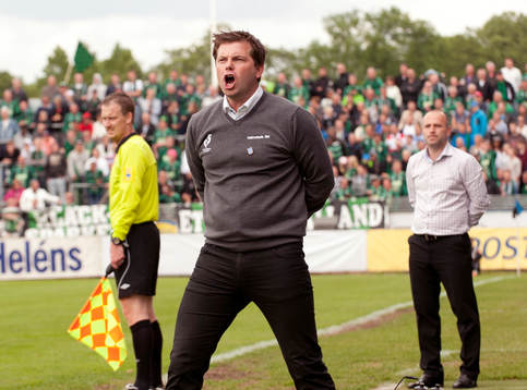 Jens Gustafsson, tränare, Halmstad, Halda Kabil, tränare