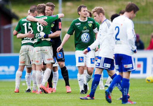 Frank Pettersson, målvakt, Jönköping Södra, jubel