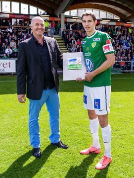 Branimir Hrgota, Jönköping Södra får priset månades
