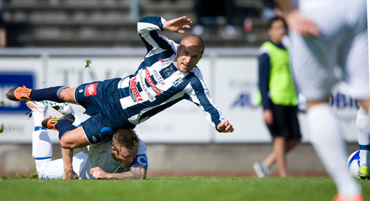 Kristianstad föll mot Utsikten, här Joel Enerås,